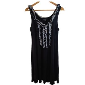 Karen Kane Sleeveless Ruffled Dress